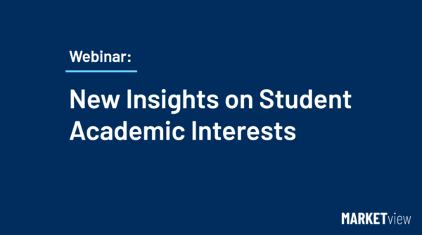 webinar - new insights on student academic interests
